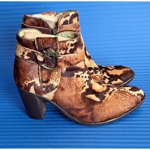 Siren By Mark Nason Ankle Boots Animal Print Size 6.5